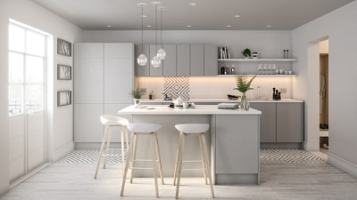 Кухня на заказ Нео 2115 Белый